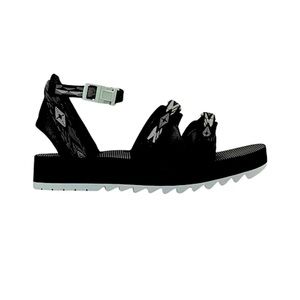 Teva Ceres Sandal Black Midform Platform Size 8
